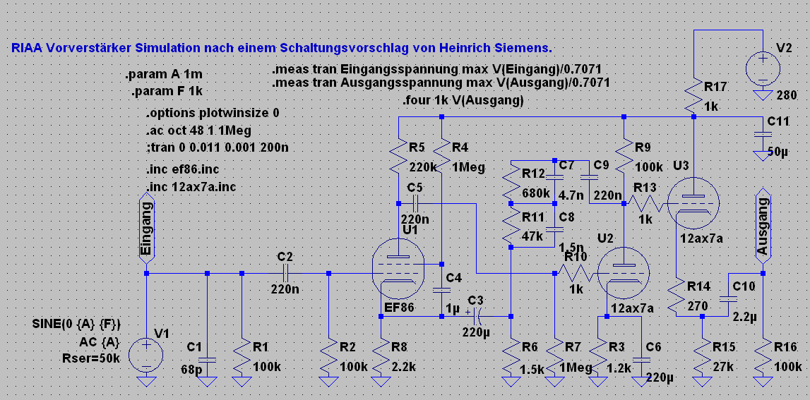 RIAA Heinrich Siemens EF86